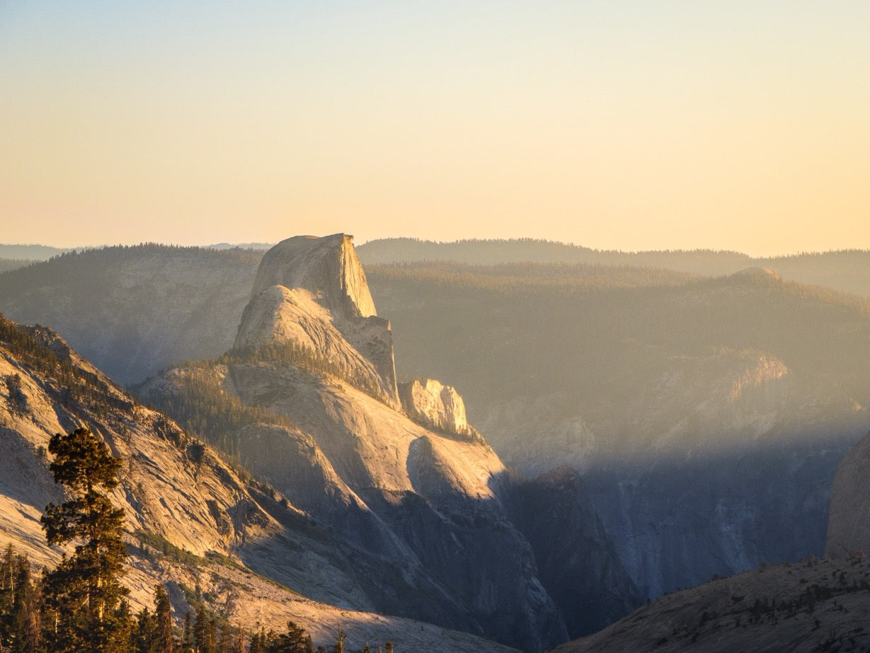 Yosemite Half Dome at Sunset