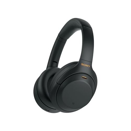 Sony WH-1000XM4 Wireless Premium Noise Canceling Overhead Headphones with Mic for Phone-Call and Alexa Voice Control, Black WH1000XM4