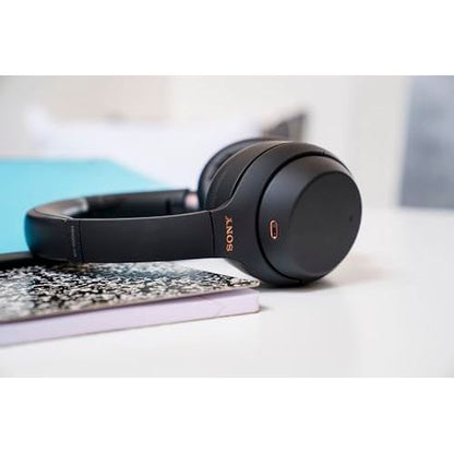 Sony WH-1000XM4 Wireless Premium Noise Canceling Overhead Headphones with Mic for Phone-Call and Alexa Voice Control, Black WH1000XM4