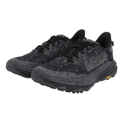 Hoka Men's Speedgoat 6 GTX Sneaker, Black/Outer Orbit, 12.5