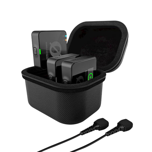 RØDE Wireless PRO (2 TX + 1 RX + Charging Case), 32-Bit Float, Timecode