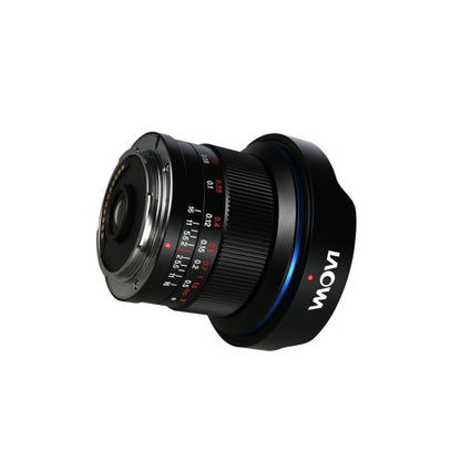 Laowa 6 mm f/2 Zero-D MFT Ultra-Wide Lens with 121.9-Degree Ultra Wide-Angle View, Large Aperture, Auto Aperture, and 10-Point Sunstars