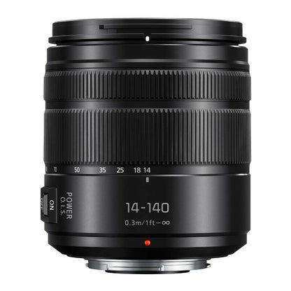 Panasonic Lumix G Vario 14-140mm Telephoto Zoom Lens with F3.5-5.6 II ASPH, Mirrorless Micro Four Thirds Mount and Power O.I.S. - H-FSA14140 (Upgraded USA Black)