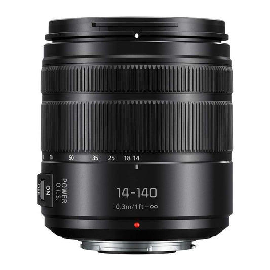 Panasonic Lumix G Vario 14-140mm Telephoto Zoom Lens with F3.5-5.6 II ASPH, Mirrorless Micro Four Thirds Mount and Power O.I.S. - H-FSA14140 (Upgraded USA Black)