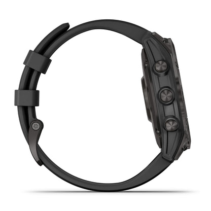 Garmin 010-02582-10 epix Gen 2, Premium active smartwatch, Health and wellness features, touchscreen AMOLED display, adventure watch with advanced features, black titanium