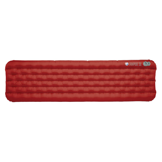 Big Agnes Rapide SL - Insulated Sleeping Pad, Ultralight, All Season Compact Backpacking and Hiking, Pumphouse Sack Included, Orange, 25x72 Wide Regular