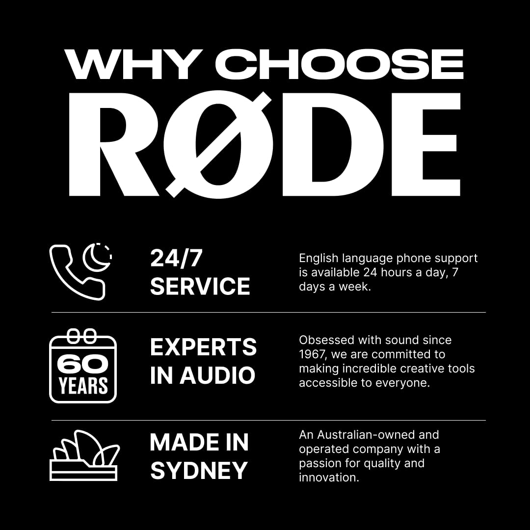 RØDE Wireless PRO (2 TX + 1 RX + Charging Case), 32-Bit Float, Timecode