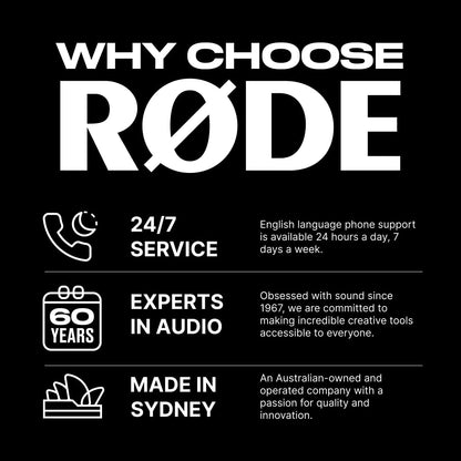 RØDE Wireless PRO (2 TX + 1 RX + Charging Case), 32-Bit Float, Timecode