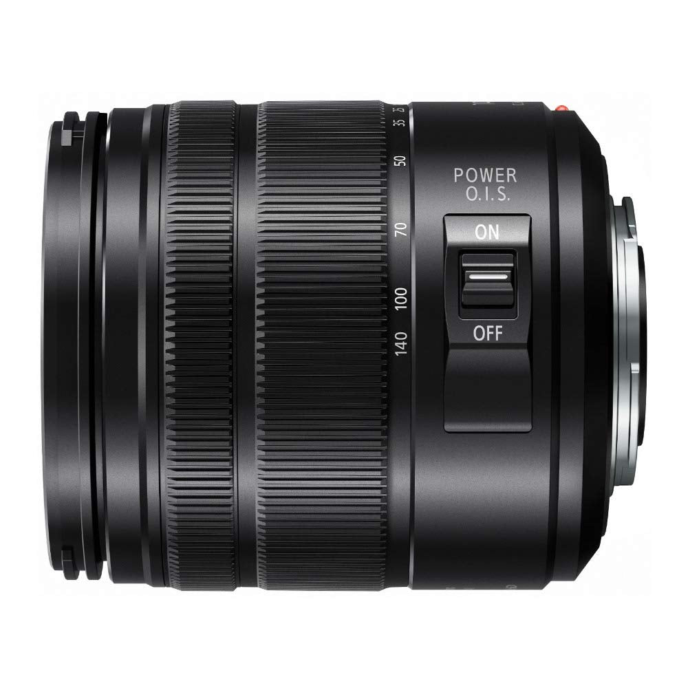 Panasonic Lumix G Vario 14-140mm Telephoto Zoom Lens with F3.5-5.6 II ASPH, Mirrorless Micro Four Thirds Mount and Power O.I.S. - H-FSA14140 (Upgraded USA Black)