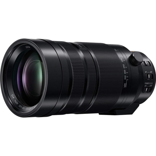 PANASONIC LUMIX G LEICA DG VARIO-ELMAR PROFESSIONAL LENS, 100-400MM, F4.0-6.3 ASPH., MIRRORLESS MICRO FOUR THIRDS, POWER OPTICAL I.S., H-RS100400 (USA BLACK)