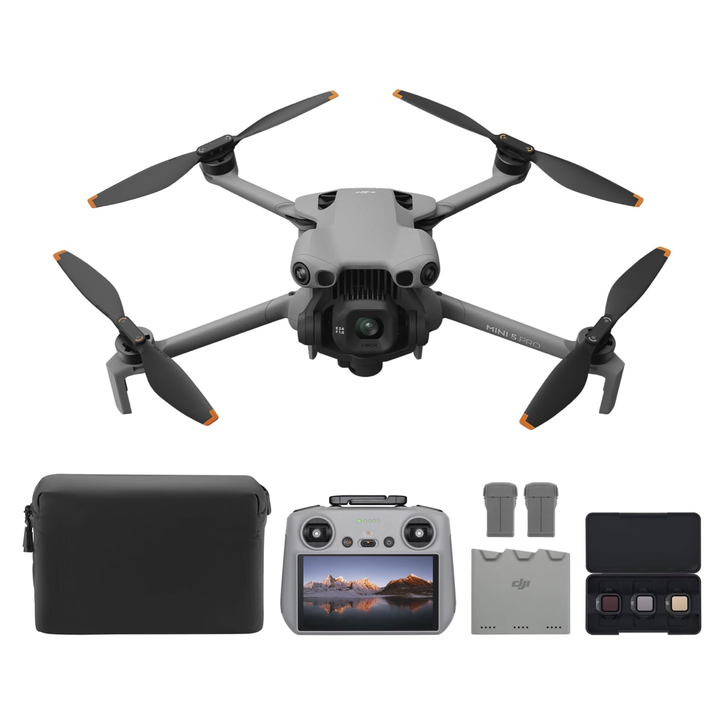 DJI Mini 5 Pro Fly More Combo With DJI RC 2, 1-Inch CMOS