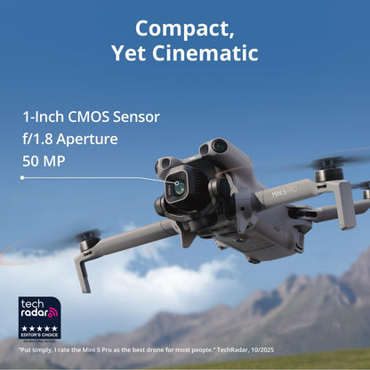 DJI Mini 5 Pro Fly More Combo With DJI RC 2, 1-Inch CMOS