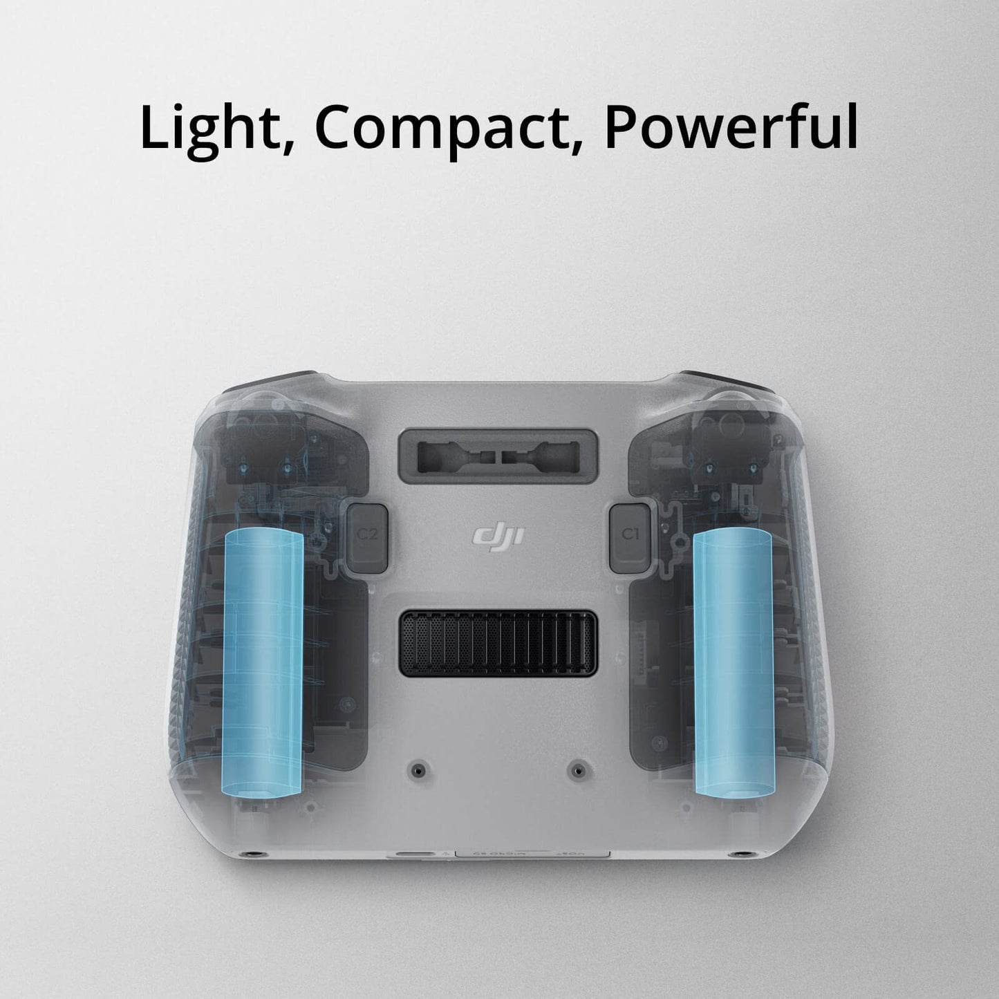 DJI RC, Remote Controller with Lightweight Body, FHD Screen, 4hr Battery, Precision Control Sticks, O3+ Transmission