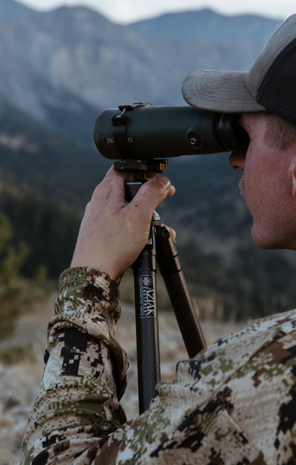 Aziak Equipment Backcountry Lite Tripod Ball Head | Great for glassing, Shooting, and Photography of All Kinds