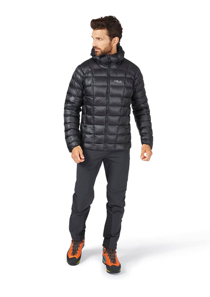 Rab Men’s Mythic G Down Jacket Lightweight Insulated Coat for Hiking, Skiing, & Mountaineering - Black - Large