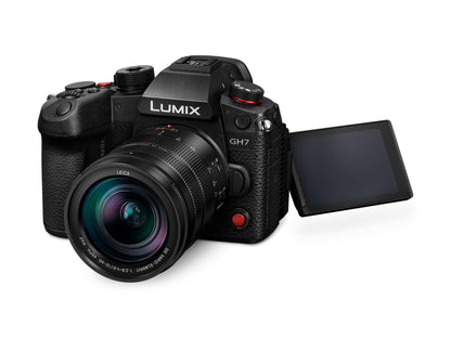 Panasonic LUMIX GH7 Mirrorless Micro Four Thirds Camera,12-60mm F2.8-4.0 Lens, Enhanced Video Speed,Optimized Workflow from Shooting to Post-Production,Adobe Cloud Compatible,Real-Time LUT, DC-GH7LK9