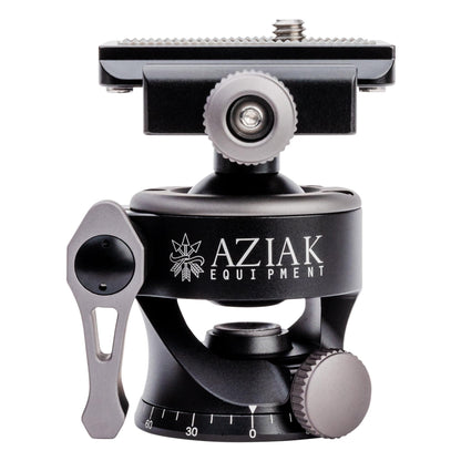 Aziak Equipment Backcountry Lite Tripod Ball Head | Great for glassing, Shooting, and Photography of All Kinds