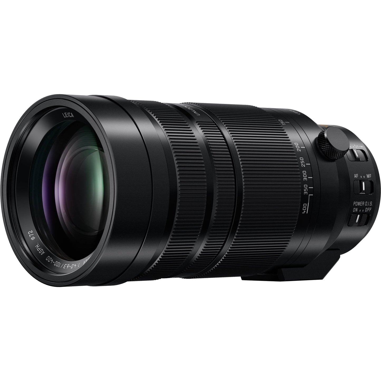 PANASONIC LUMIX G LEICA DG VARIO-ELMAR PROFESSIONAL LENS, 100-400MM, F4.0-6.3 ASPH., MIRRORLESS MICRO FOUR THIRDS, POWER OPTICAL I.S., H-RS100400 (USA BLACK)