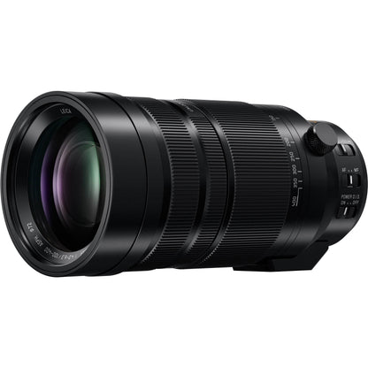 PANASONIC LUMIX G LEICA DG VARIO-ELMAR PROFESSIONAL LENS, 100-400MM, F4.0-6.3 ASPH., MIRRORLESS MICRO FOUR THIRDS, POWER OPTICAL I.S., H-RS100400 (USA BLACK)