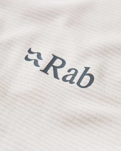 Rab Men's Force Hoody - Lightweight Long-Sleeve Hooded Baselayer Shirt for Hiking, Climbing, & Trail Running - Pebble - Small