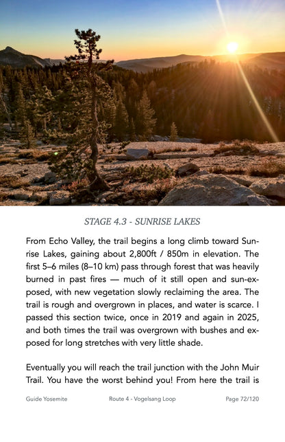Guide Backpacking Yosemite