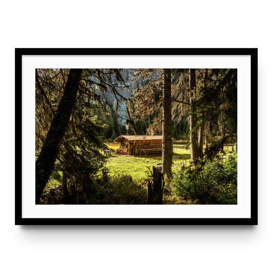 Cabin in the Canadian Rockies