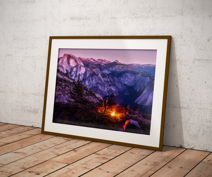 Alpenglow in Yosemite National Park