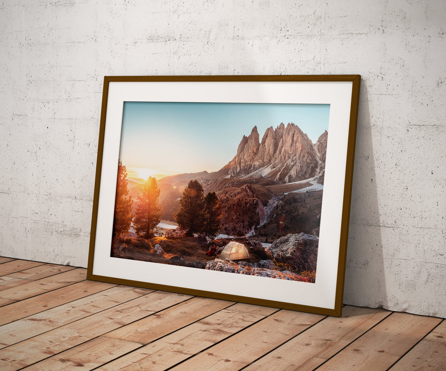 Sunset in the Dolomites