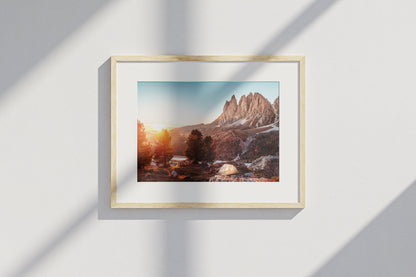 Sunset in the Dolomites