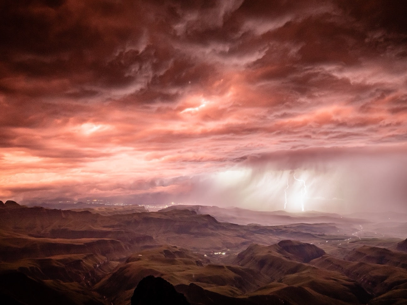 Thunderstorm - Drakensberg, South Africa