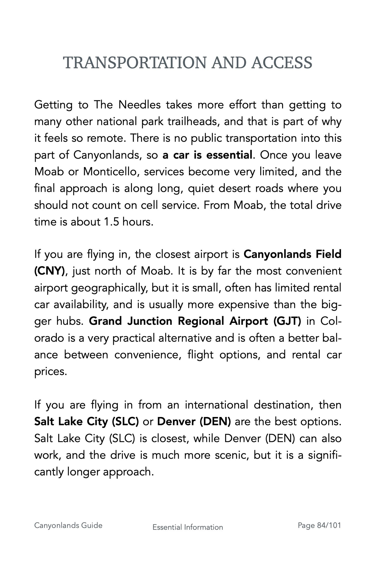 Guide Backpacking Canyonlands The Needles
