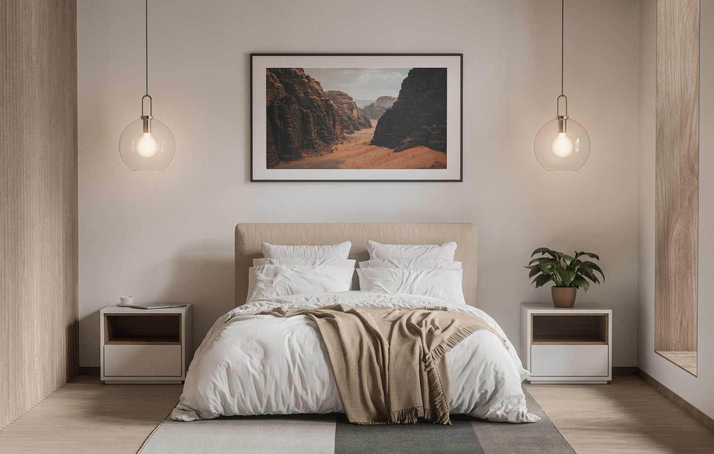 Wadi Rum Desert Canyon - Jordan