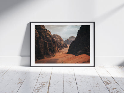 Wadi Rum Desert Canyon - Jordan